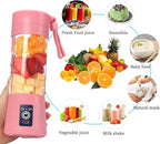 BlendPro™ – Portable Electric 6-Blade USB Juice Maker (380ML | 2000mAh)