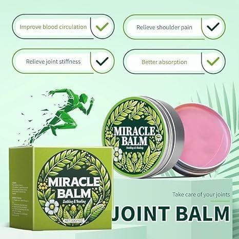 Herbal Miracle Balm – Natural Joint & Muscle Pain Healing Cream