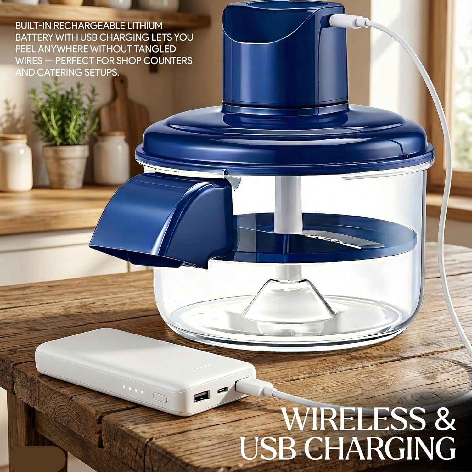 Smart Electric – Potatoes, Fruits & Vegetable Peeler | Automatic Kitchen Prep Machine